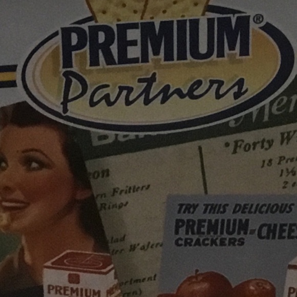 NIB 2000 Premium Partners Saltine Crackers Empty 3x5 Recipe Card Tin - Picture 8 of 9